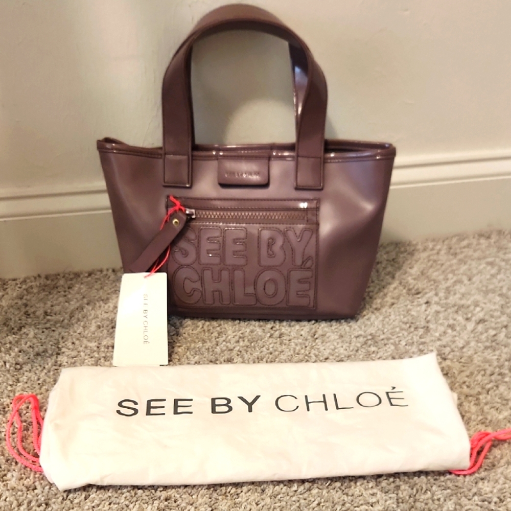 Muave See By Chloé Small Tote